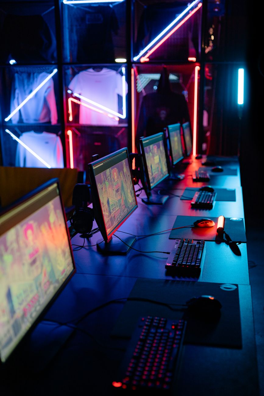 Gaming arena setup